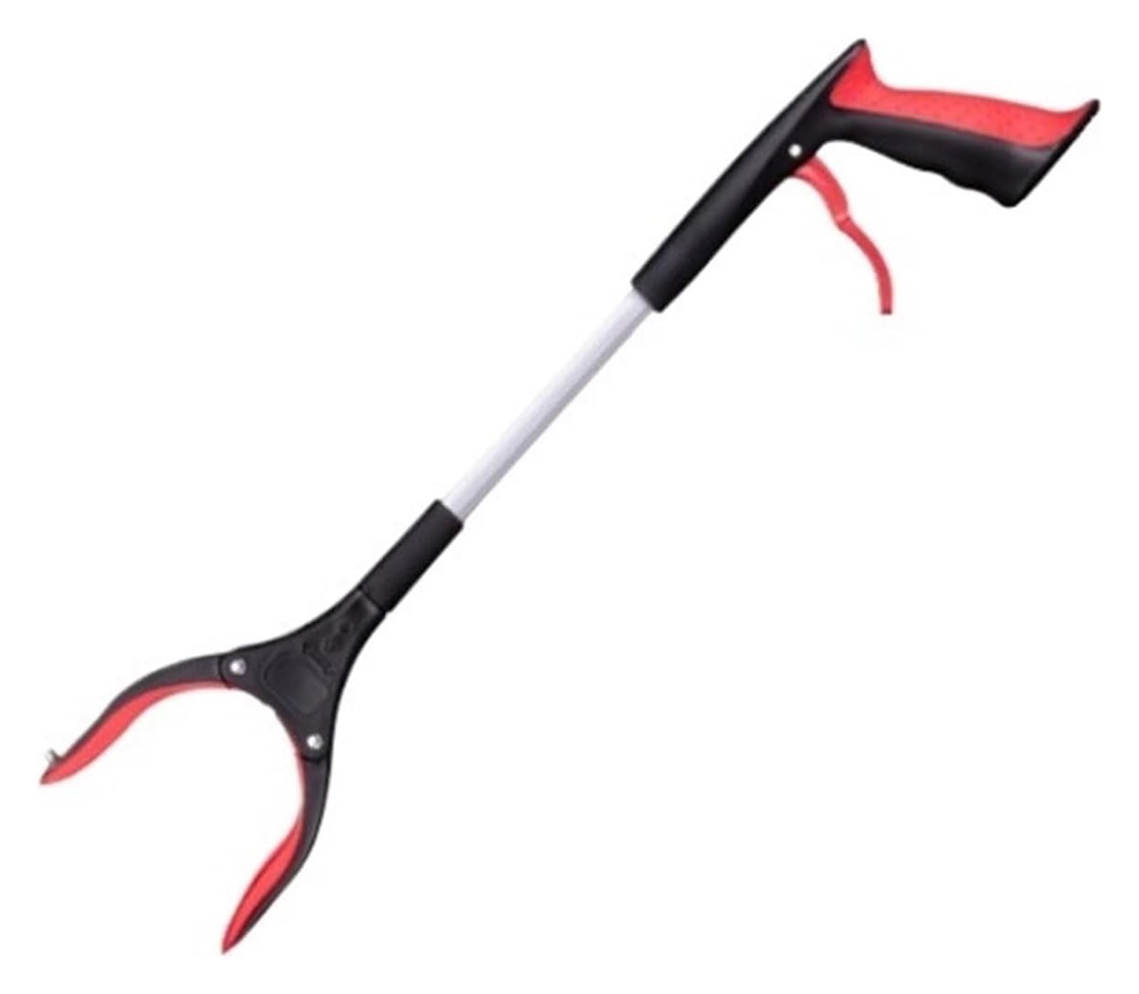 Pinza Telescopica Pieghevole, Strumento di Presa Pratico for afferrare Oggetti di Varie Forme e Raccogliere bastoni(Red)