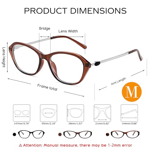 Image of FEISEDY Fashion Rectangular Blue Light Glasses for Women Retro Small Frames Vintage Trendy 90s Square Eyeglasses B0255
