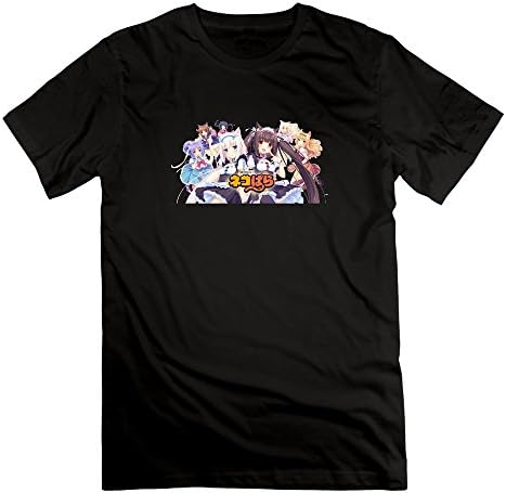 FALALI NEKOPARA Vol 1 Men's Tshirt Tee,Black