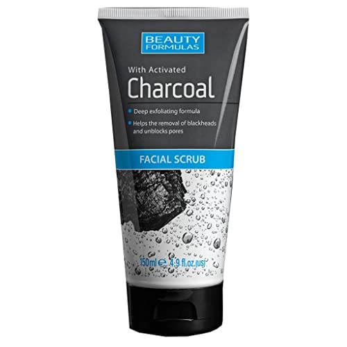Beauty Formulas Charcoal Facial Scrub 150ml