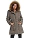 Women's Winter Thicken Coat Warm Jacket Fleece Parkas Anroaks Coats Brown L