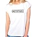 Produktbild JUNIWORDS Damen T-Shirt -"Unstoppable" - große Auswahl an Motiven - Größe: L - Farbe: Weiß