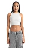 DeFacto Camiseta de Tirantes para Mujer, para Mujer, Moderna, para Estilo Deportivo, versátil, combinable, para Mujer, Gris, XL