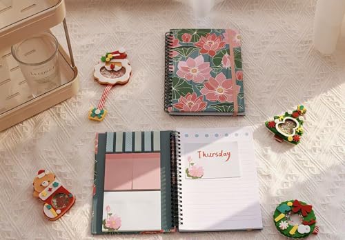 Carnet de notes à spirale A5 bloc-notes autocollantes fournitures scolaires bureau