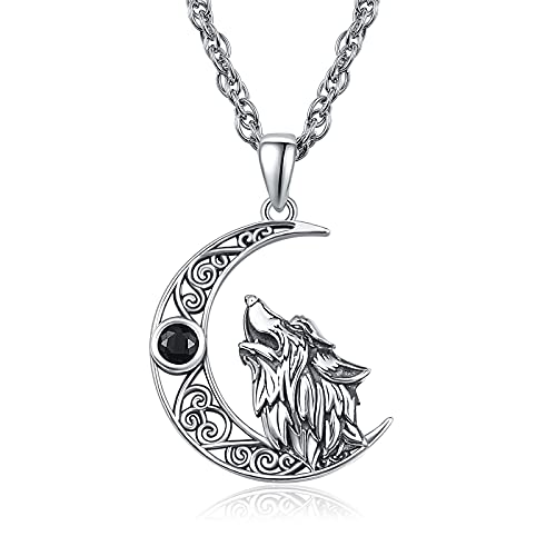 KINGWHYTE �o�C�L���O�l�b�N���X 925�X�^�[�����O�V���o�[ �I�I�J�~�̓� ����� �I�[�i�����g Vegvisir �y���_���g�l�b�N���X �y���_���g�W���G���[ �����Y ���f�B�[�X �X�e�����X�X�`�[���`�F�[���t�� 55cm, �X�^�[�����O�V���o�[, 