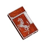 CADEAU IDÉAL for HOMMES : Ce briquet sculpté en laque rouge est présenté dans un élégant coffret cadeau, un cadeau attentionné et impressionnant for votre père, votre mari, votre collègue ou votre ami. Alliant praticité et savoir-faire haut de gamme, il est idéal for les anniversaires ou les cadeaux d'affaires.