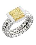  Anillo de plata de ley y oro de 18 quilates por los Juegos Olímpicos de Atenas 2004 (no 55)