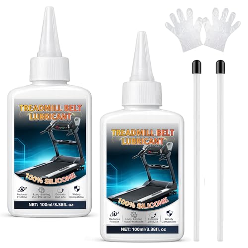 AstraVox Aceite de Silicona 200ml, con Tubo de Extensión de Precisión, Lubricante Cinta de Correr, Aceite Silicona de Alto Rendimiento para Cintas de Correr, Elípticas y Steppers, No Tóxico (2)
