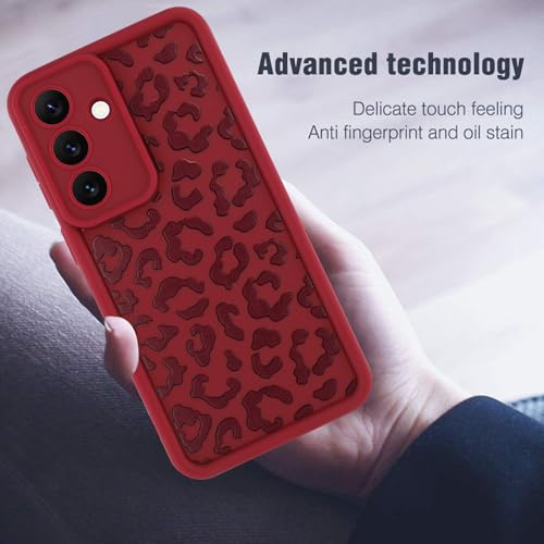 Image of Compatible with Samsung Galaxy S26 Plus Case, Wine Red