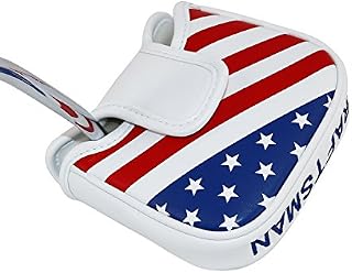 Craftsman Golf Stars and Stripes USA America Square Heel Shafted Mallet Putter Cover
