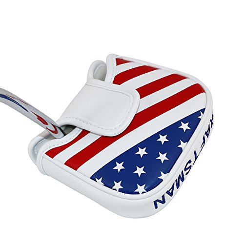 Craftsman Golf Stars and Stripes USA America Square Heel Shafted Mallet Putter Cover