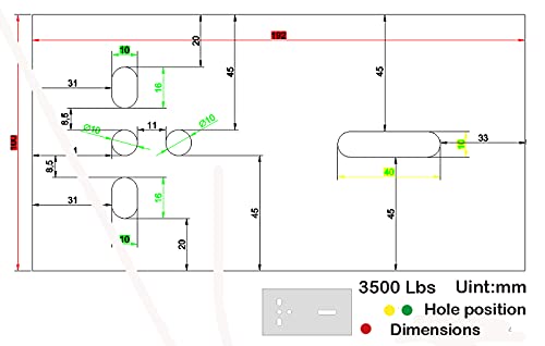 Guincho manual resistente 1,587 kg com alça de nylon e alça de catraca gancho 2 engrenagens guincho