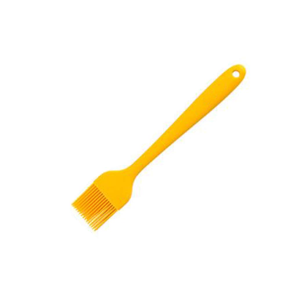 Brosse à huile REYG en silicone jaune résistante aux hautes températures pour cuisine