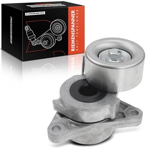 Frankberg Belt Tensioner Belt Pulley Tensioner Compatible with EX FX M/Q70 Y51 QX50 I QX70 NP300 Navara D40 Pathfinder III R51 3.0L Diesel 2010-Today 119555X20B
