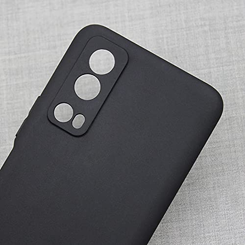 Image of Mobile Back Cover Case for IQOO 7 (Silicone Case|CameraProtection|Black SC1510)
