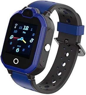 4G Wasserdicht Kinder Smartwatch Telefon, Handy Uhr für Kids, mit Anti-verlorener GPS WiFi LBS Ortung Tracker, Videoanruf, Rufen, SOS, Voice Chat, Pedometer, für Mädchen oder Jungen (Blau)