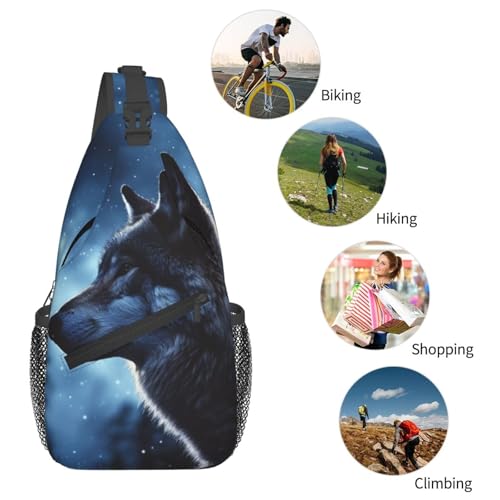 Bolso Masculino Cruzado Diagonal Mochila Bandolera Negra miniatura 7