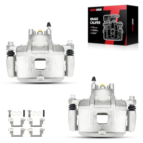 Image of Torchbeam Front Brake Calipers Set for Mitsubishi Outlander Sport 2011-2023, Mitsubishi Outlander 2007-2020, Front Left and Front Right Calipers with Bracket Replace # 18B5032B+18B5033B