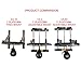 Valor Fitness CA-2 Adjustable 1” Boxing Speed Bag Platform with Wheel Crank for Easy Adjustment, Speed Bag Included