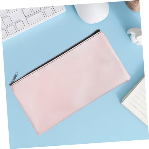 Uonlytech 4Pcs PU Money Pouches with Zipper Multi Use Storage Bags for Cash Receipts and Documents and Functional Organizer for Travel Home and Office3