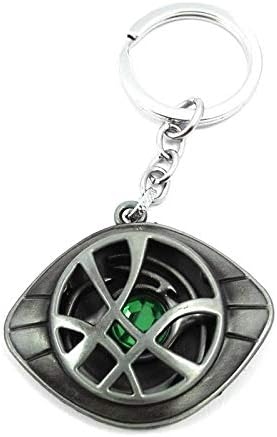 Key EraDoctor Strange Eye Design Metal Keychain/Keyring Friendship Valentine Day, Birthday Gift (Grey)