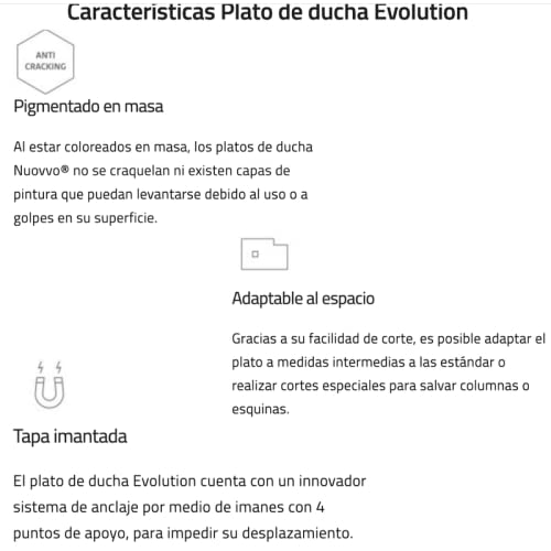 Plato de ducha resina diseño exclusivo GRIS MARFIL Extraplano, incluye válvula con tapa imantada, todas las medidas disponibles. 5 Años de garantía. Textura pizarra antideslizante C-3.Capa de GEL COAT