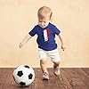 France Torn Kids T Shirt Football French Boy Girl Tee, 12-13 Years, White #1
