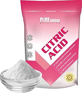 Pure Source Nutrition Citric Acid 100% Pure Food Grade for Food Bath Bombs Cleaning Cheese Making Cooking Descaling Descaler (100g)