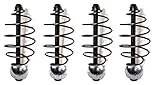 4pcs Alimentador de pesca de carpa de primavera 20g cebadores de pesca alimentador de resorte pesca para alimentador de carpas