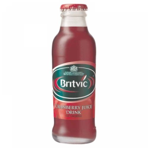 Britvic Cranberry Fruit Juice (24 x 160ml Single Serve Glass Bottles)
