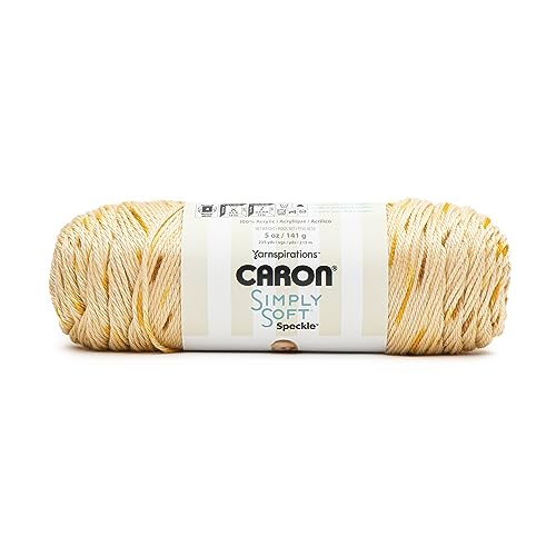 Image of Caron Simply Soft Speckle Honeycobmb Yarn - 3 Pack of 5oz /141g - Acrylic - #4 Worsted (Medium) - 235 Yards - Knitting & Crochet