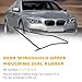 51317027916 Rear Windshield Upper Moulding Seal Rubber, Compatible with BMW 5 Series E60 525i 528i 530i 535i 545i 550i M5 Rear Windshield Trim Molding