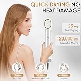 Zoom IMG-2 anluomafuy spazzola asciugacapelli 5 in