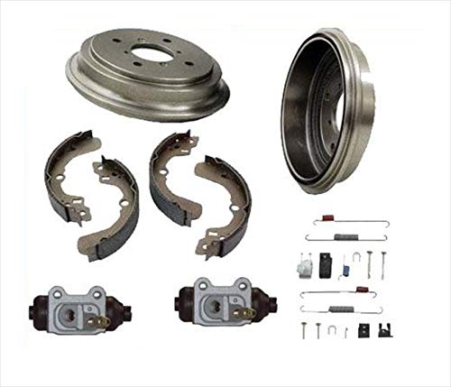 Rear Brake Drums Shoes Spring Kit Wheel Cylinder Replacement Parts For 2002 2003 2004 2005 2006 2007 Suzuki Aerio