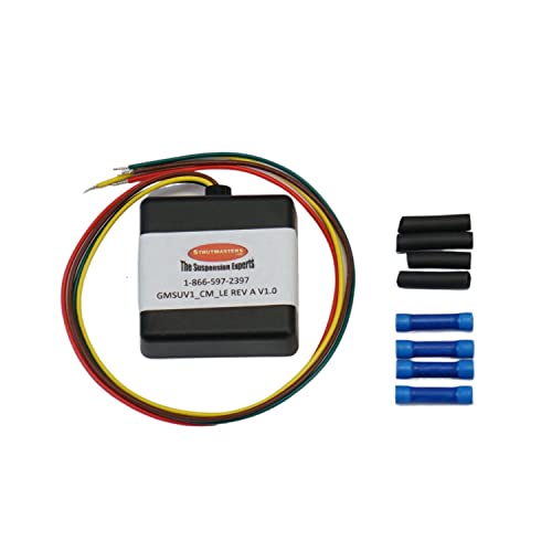 Strutmasters 4 Wheel Air Suspension Conversion Kit With Suspension Warning Light Module For 2007-2013 Gmc Yukon And Yukon Xl 1500 #TOP6