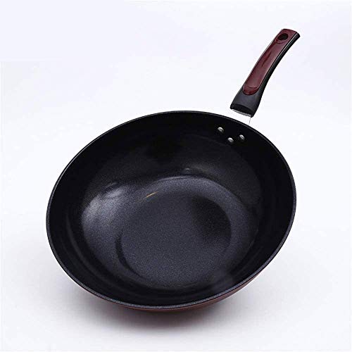 Wok tradicional en acero inoxidable con tapa y mango desmontable