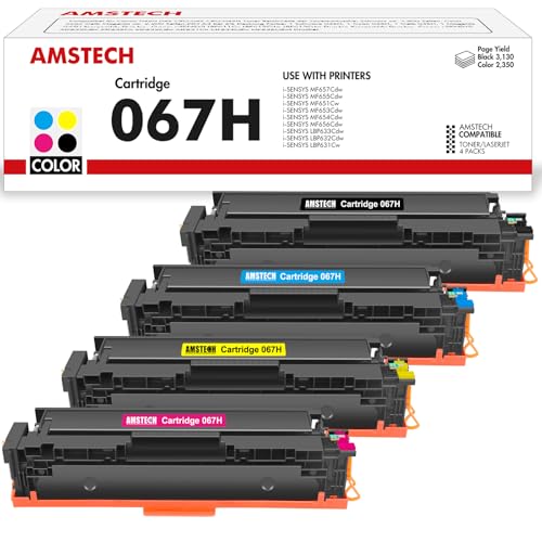 Toner Canon 067H haute capacité pour i-SENSYS MF657Cdw impression couleur nette