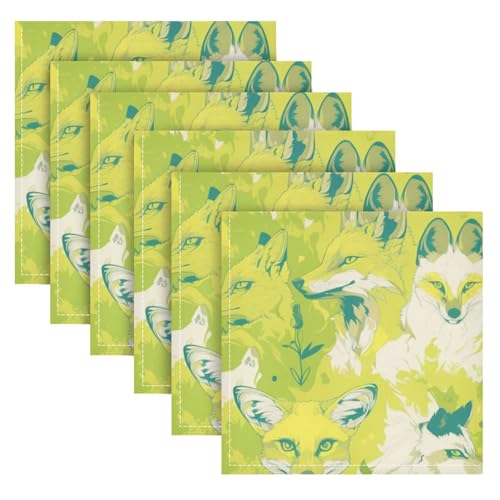 Servilletas de Tela Reutilizables 20 x 20 in Set 6 miniatura 7