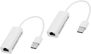 UKCOCO Ethernet Internet Adapter 2 pcs USB Ethernet Adapter Gigabit LAN Adapter Computer USB Gigabit LAN Converter