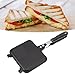 Nonstick Double Frying Pan, Frying Pan with Ergonomic Handle, Universal Cookware for Home Kitchen Cooking Omelets Bacon Burgers Breakfast All Stove Induction Cooker