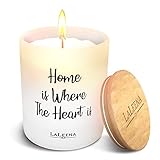 Scented Soy House Warming Candle – Glass Jar Candle Gift with 100% Organic Soy Wax & Fragrance Oil –