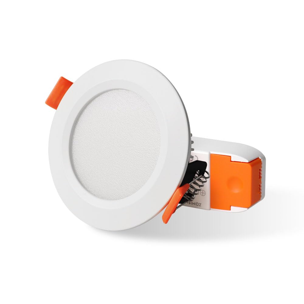 YoumiAi Matter Over WiFi Smart Light LED Lampada intelligente Matter, funziona con HomeKit, controllo vocale/app/timer (4 pollici 15W CW downlight)