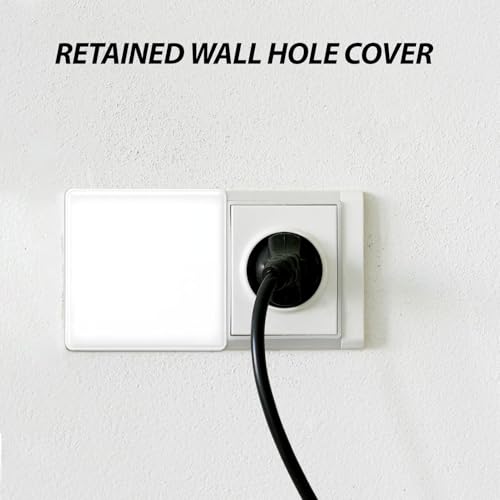 EuAcesry 2 Stück Abzweigdosendeckel, 86 x 86 mm Blindplatten aus Metall für elektrische Steckdosen, quadratischer Deckel für Wandsteckdosen, für rechteckige Dosen, Lackhalter