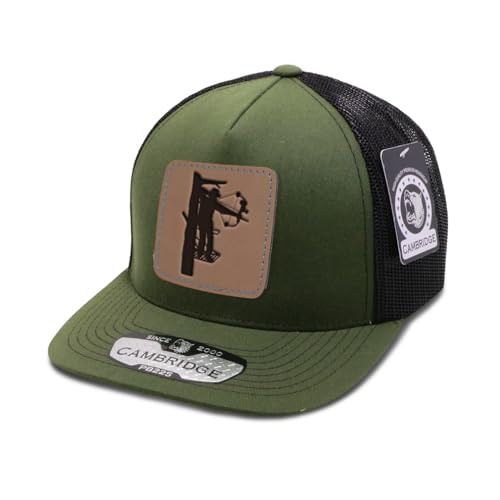 Engraving Trucker Mesh Cap Bow Hunter