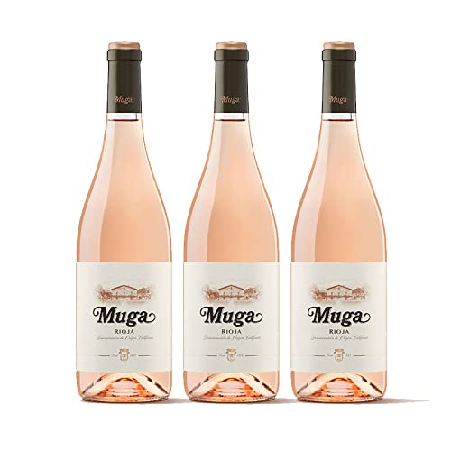 Vino Rosado Muga de 75 cl - D.O. La Rioja - Bodegas Muga (Pack de 3 botellas)