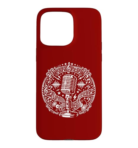 ���B���e�[�W�}�C�N - �X�^���h�A�b�v�A�{�[�J���X�g �X�}�z�P�[�X iPhone 15 Pro Max �p