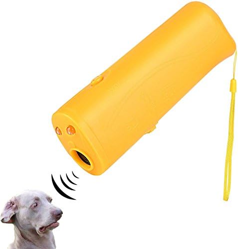 Crush evil Ultrasonic Dog Repeller and Trainer Device 3 in 1 LED Pet Anti Barking Stop Bark Handheld