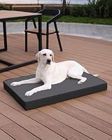 Orthopädisches Hundebett Grosse Hunde, Wasserdicht Kunstleder Hundekissen – Ansicht 9