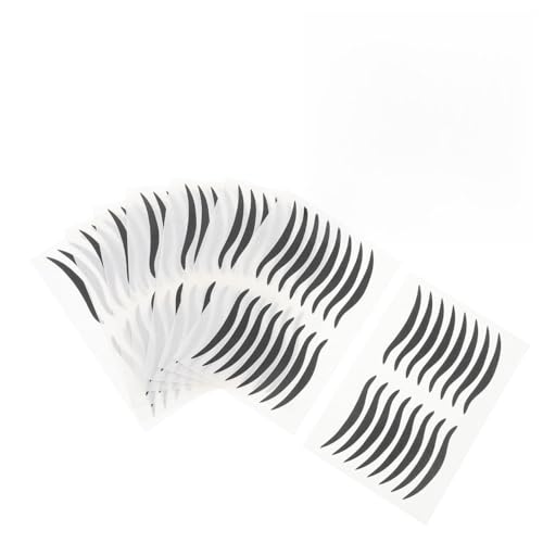 NOLITOY 80 Pares Pegatinas Delineador Negro para Ojos miniatura 1