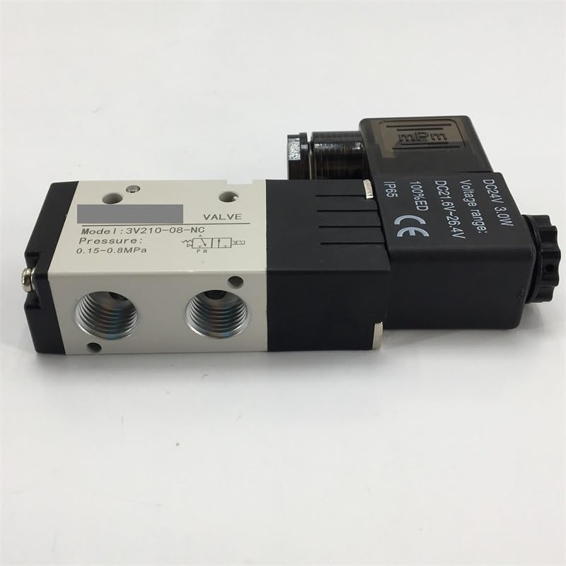 Électrovanne pneumatique 3V210-08-NC JZVNHSYNB à commutation rapide DC24V